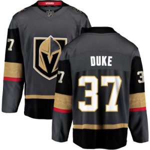 Kinder Vegas Golden Knights Eishockey Trikot Reid Duke #37 Breakaway Schwarz Fanatics Branded Heim